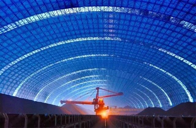 通化亿优钢构工程师为您解析原料场封闭技术的特点和类型